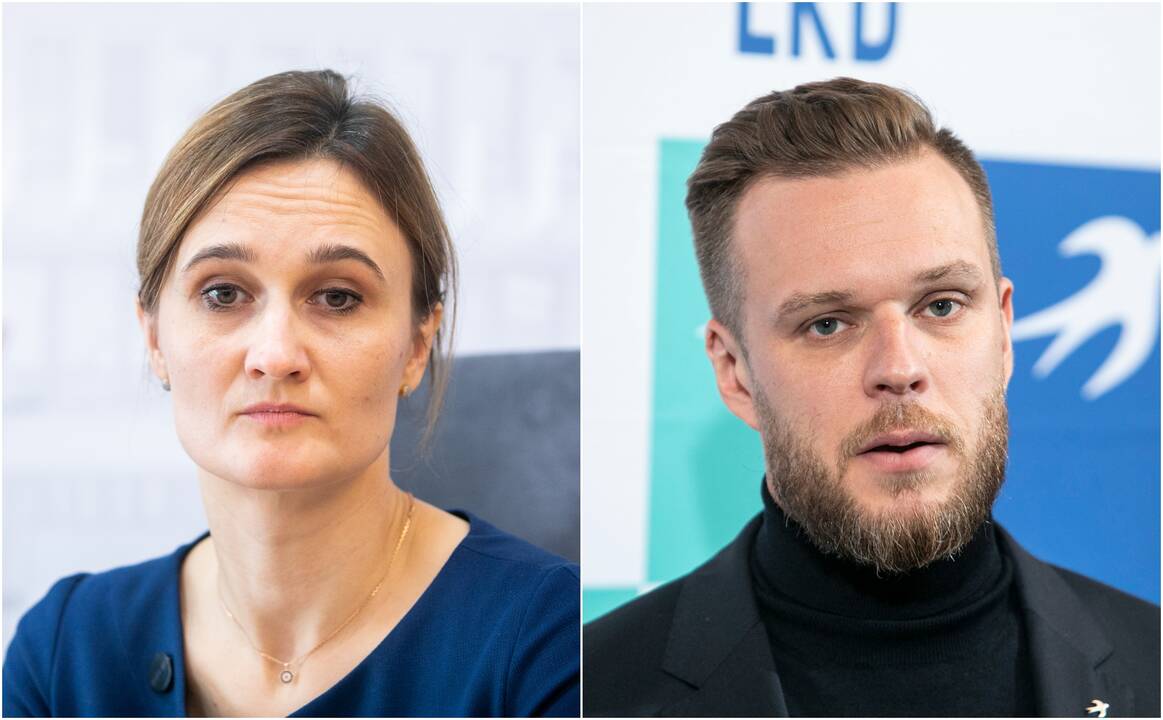 Viktorija Čmilytė-Nielsen ir Gabrielius Landsbergis