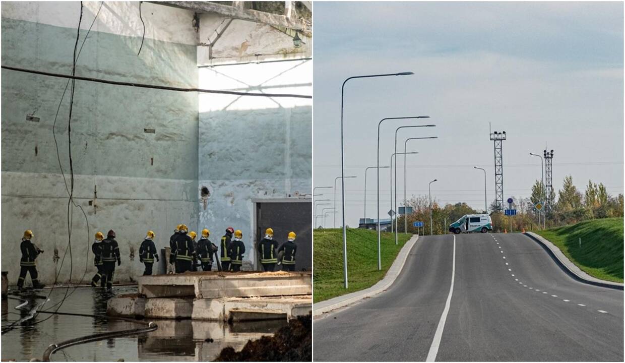 Alytus atšaukia draudimus įvažiuoti į gaisro paveiktą rajoną, įmonėms vykdyti veiklą