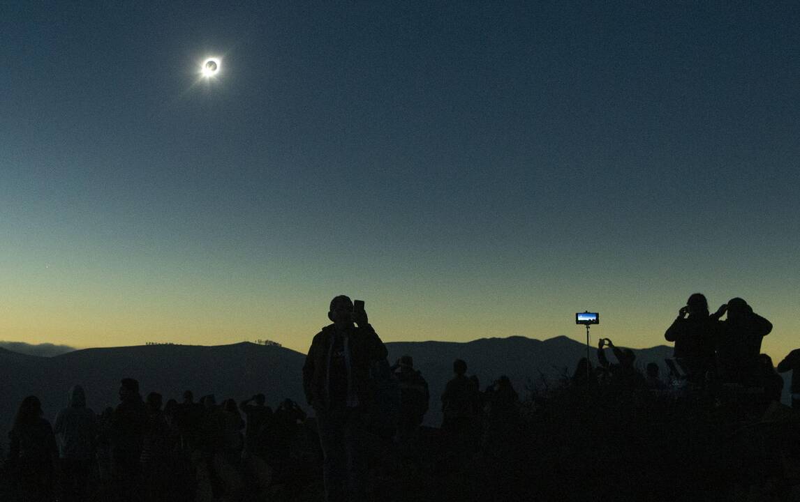 Visiškas Saulės užtemimas Pietų Amerikoje