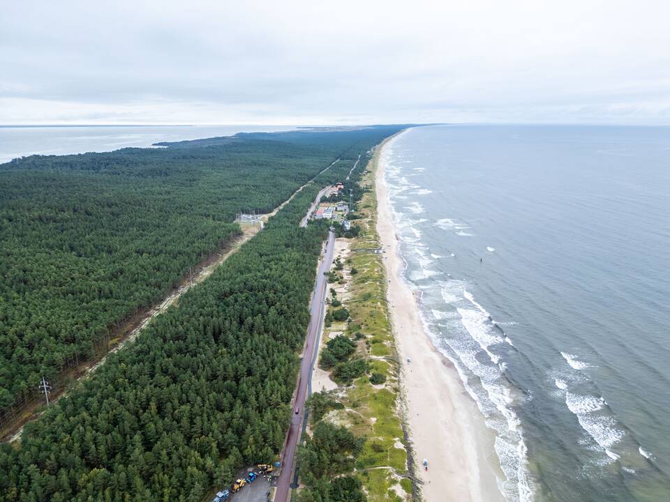 Rekonstruotas Kuršių nerijos dviračių takas