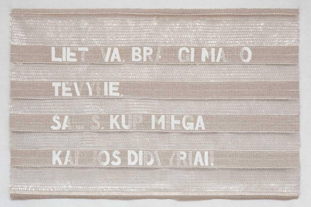 Valstybės atmintis – tekstilės gijose