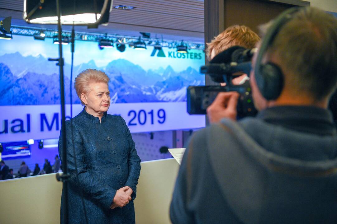 Prezidentė dalyvauja pasaulio ekonomikos forume Davose