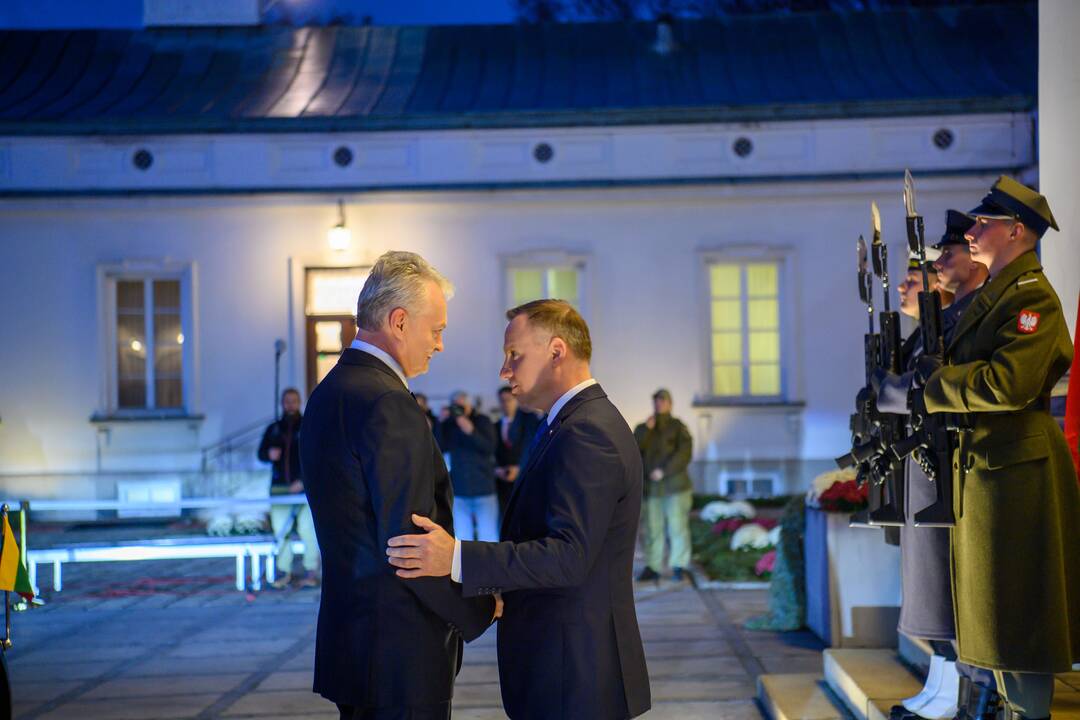 Gitanas Nausėda ir Andrzejus Duda