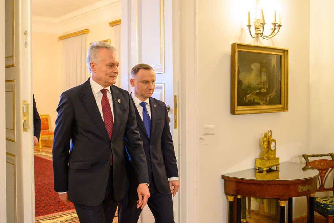 Gitanas Nausėda ir Andrzejus Duda