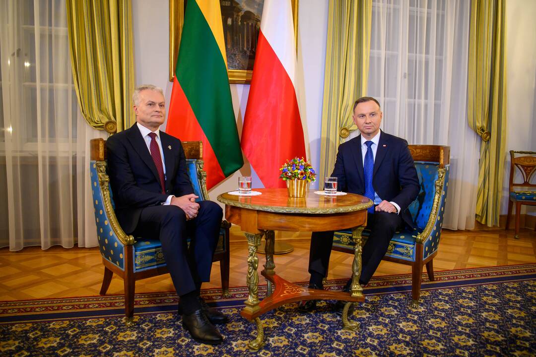 Gitanas Nausėda ir Andrzejus Duda