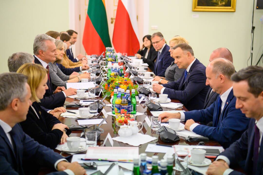 Gitanas Nausėda ir Andrzejus Duda