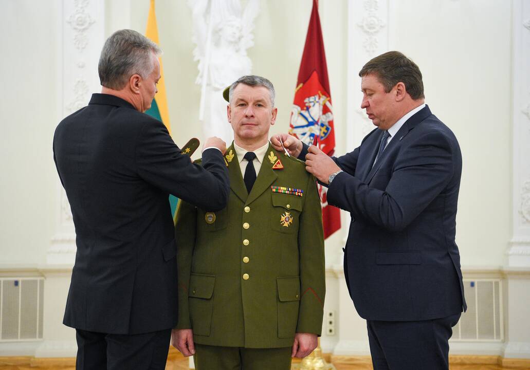 Laipsnių Lietuvos karininkams suteikimas