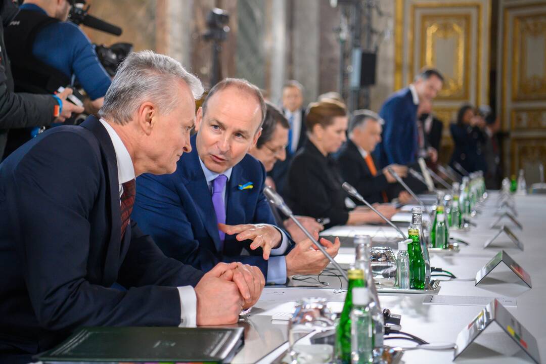 G. Nausėda dalyvauja Europos Vadovų Tarybos posėdyje