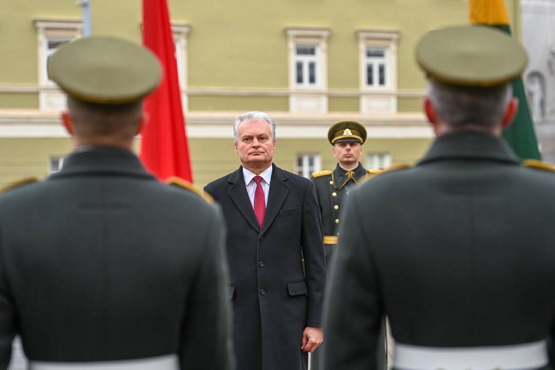 Prezidentas pasveikino Garbės sargybos kuopą