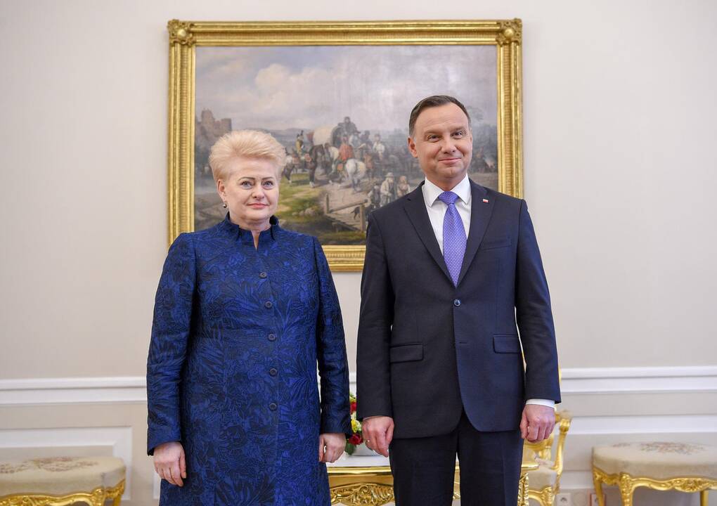 Dalia Grybauskaitė ir Andrzejus Duda