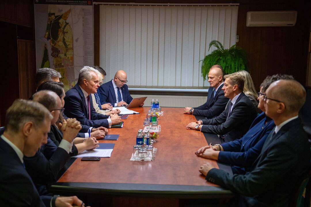 Prezidento darbo diena Klaipėdoje
