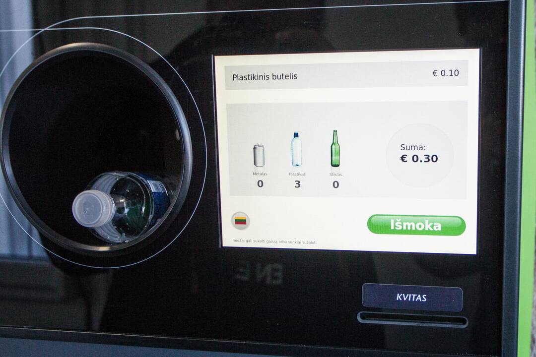 Ar kūdikių maisto buteliukai pateks į taros sistemą?