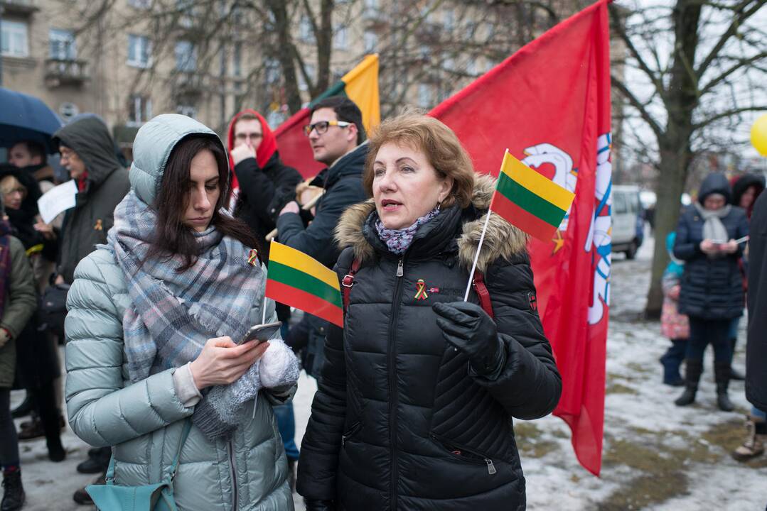 Vėliavų pakėlimo ceremonija Kovo 11-osios proga