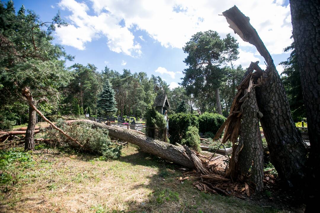 Nelaimė Žemųjų Kaniukų kapinėse