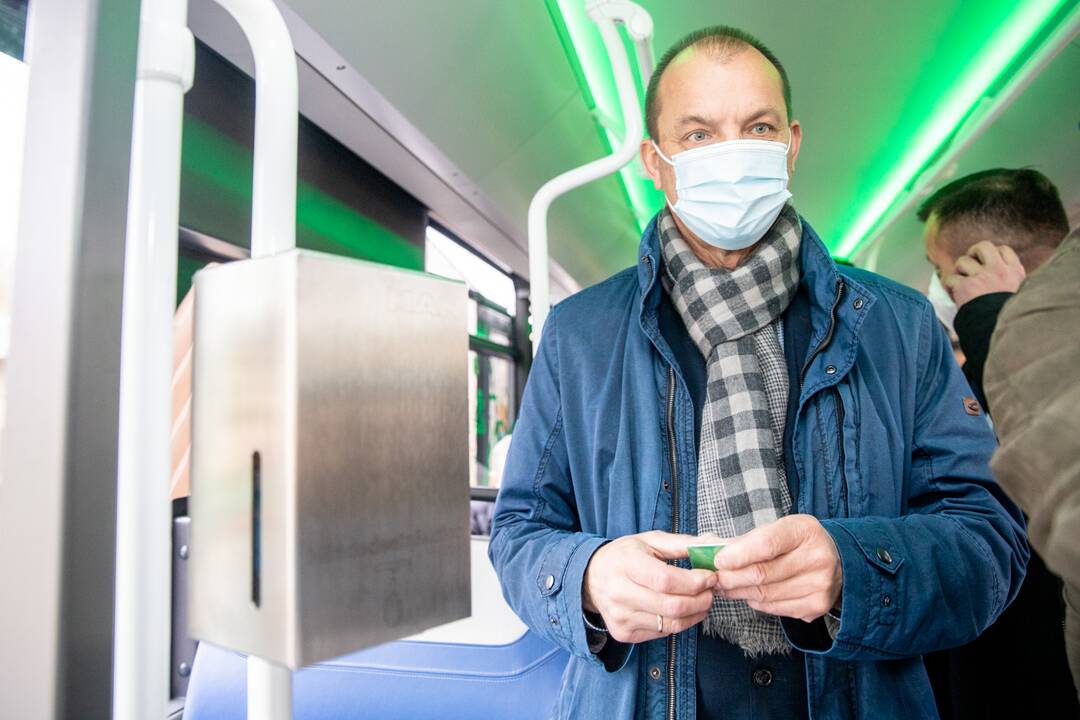 Kauno gatves išbando naujasis elektrinis autobusas