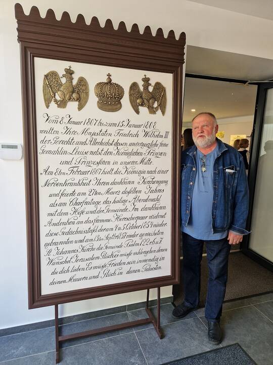 Įvykis: I. Kanto viešojoje bibliotekoje buvo pristatyta ir bibliotekai saugoti perduota Šv. Jono bažnyčioje kabojusios istorinės atminimo lentos kopija.