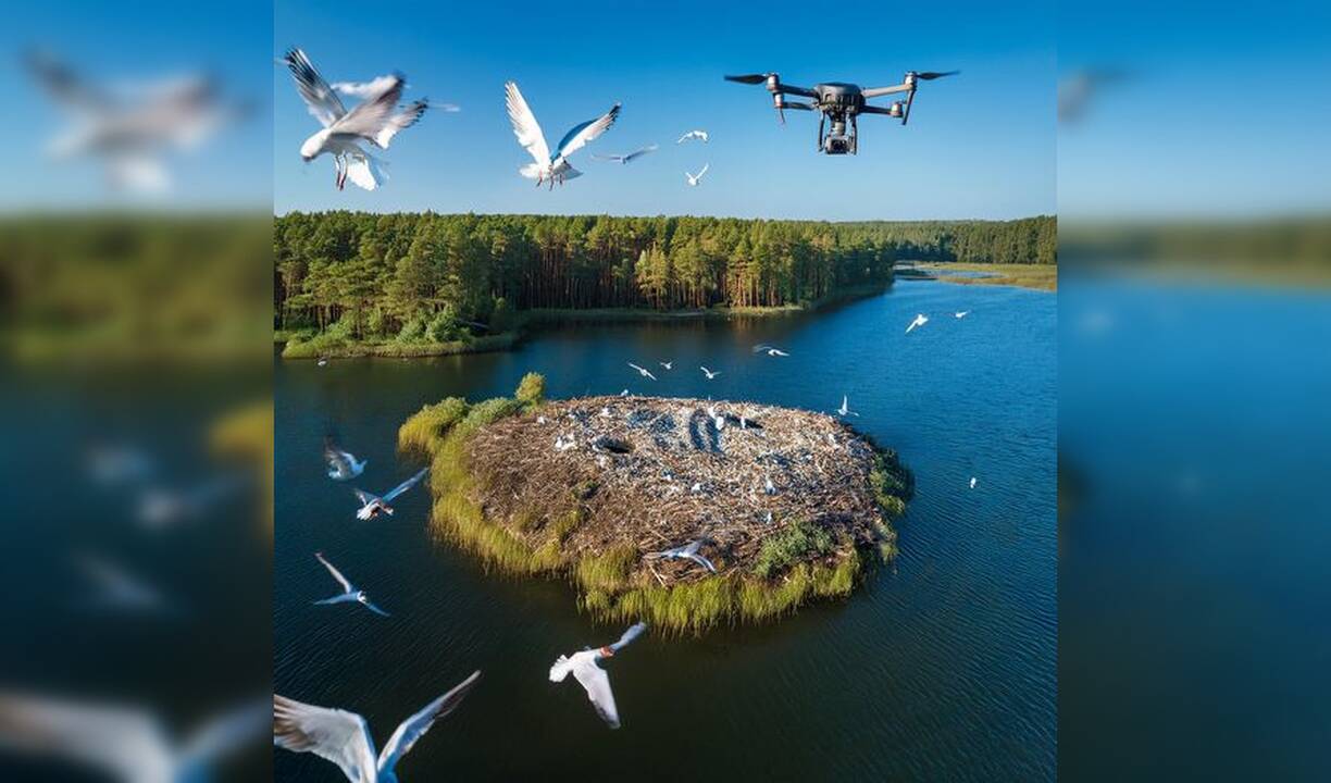 Virš draustinių dronams ir skraidyklėms – ne vieta