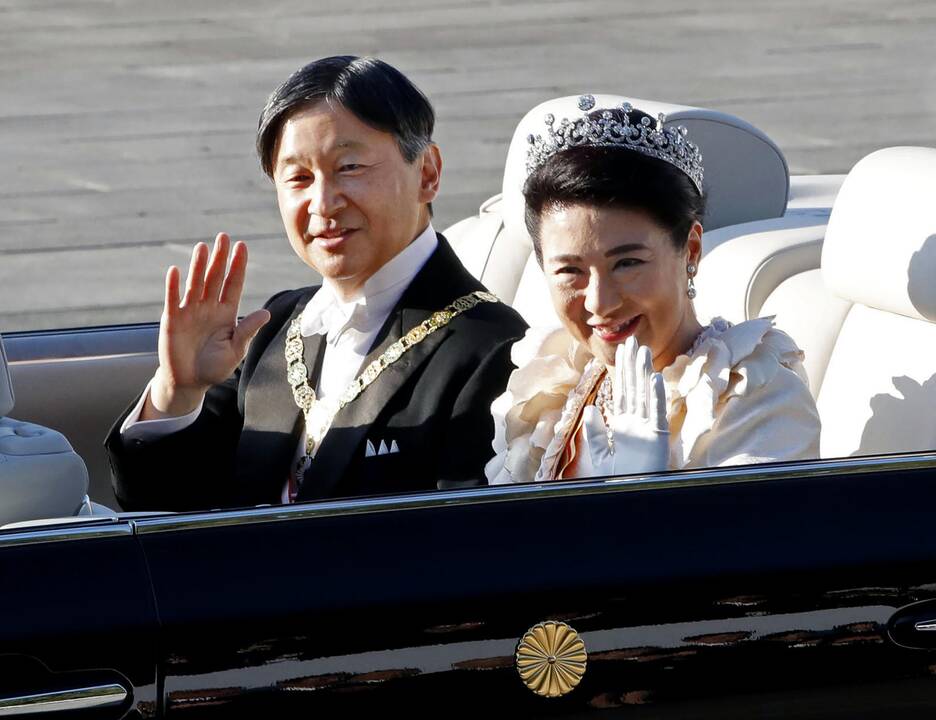 Japonijos imperatorius atliks padėkos Saulės deivei ritualą