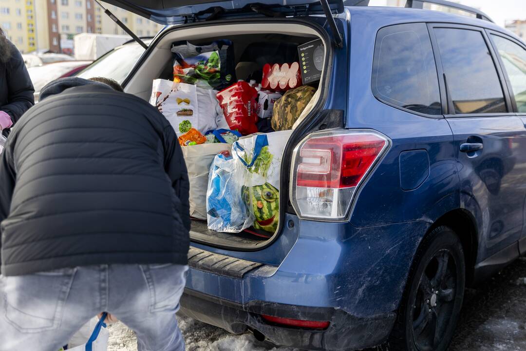 Lietuviai apsipirkinėja Lenkijoje