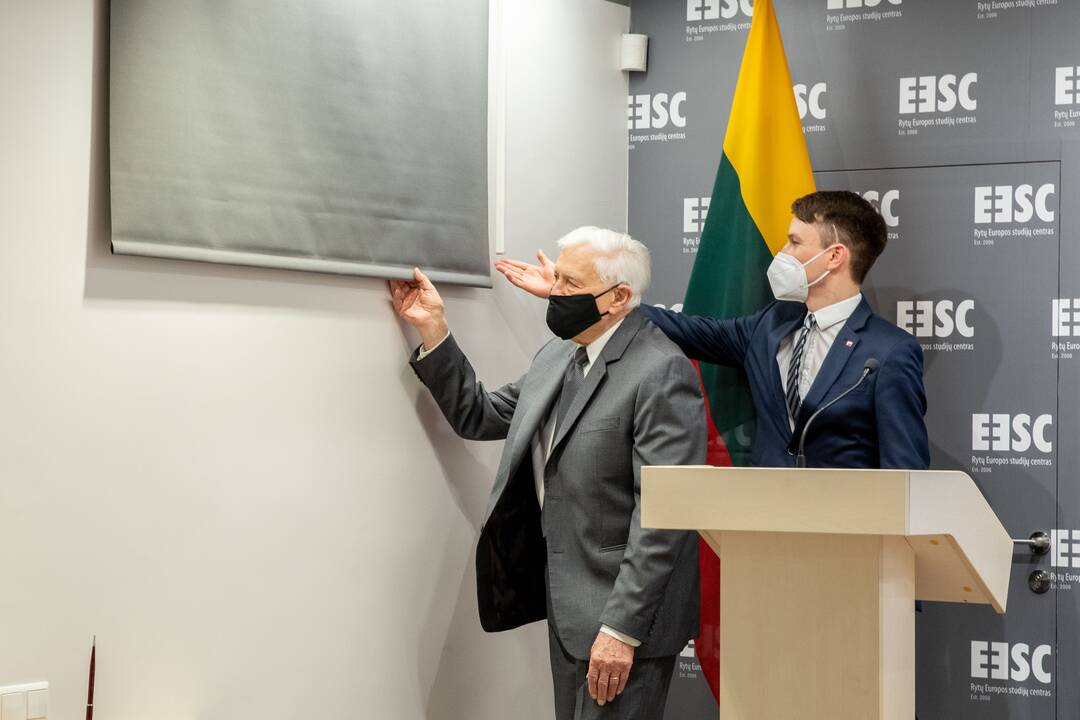Prezidento Valdo Adamkaus vardo salės atidarymas Rytų Europos studijų centre