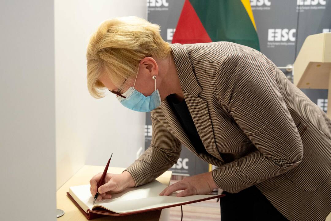 Prezidento Valdo Adamkaus vardo salės atidarymas Rytų Europos studijų centre