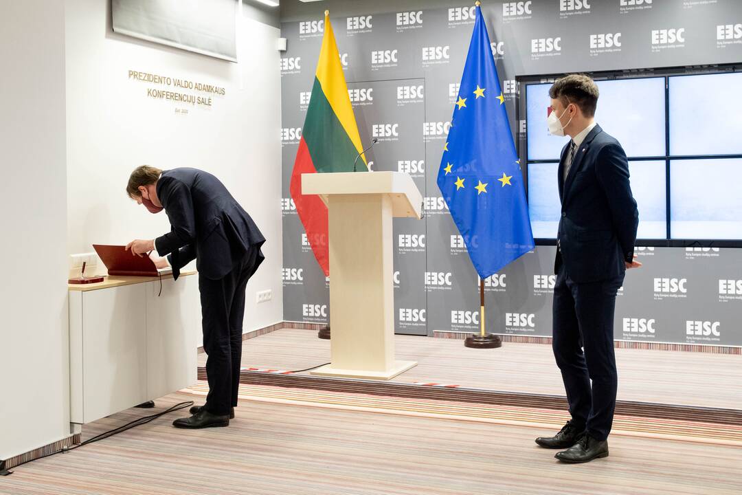 Prezidento Valdo Adamkaus vardo salės atidarymas Rytų Europos studijų centre