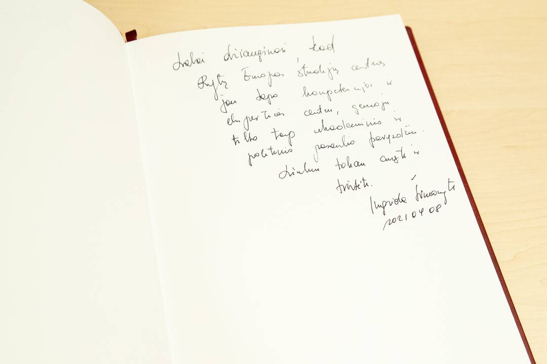 Prezidento Valdo Adamkaus vardo salės atidarymas Rytų Europos studijų centre