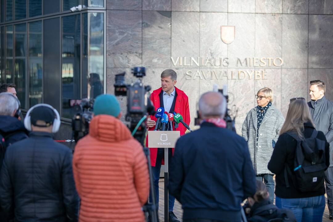 Nacionalinio stadiono koncesijos sutarties pasirašymui skirta spaudos konferencija