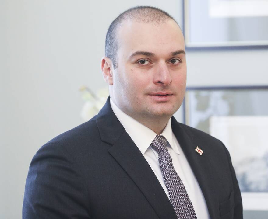 Lietuvos vadovai susitiko su Sakartvelo premjeru