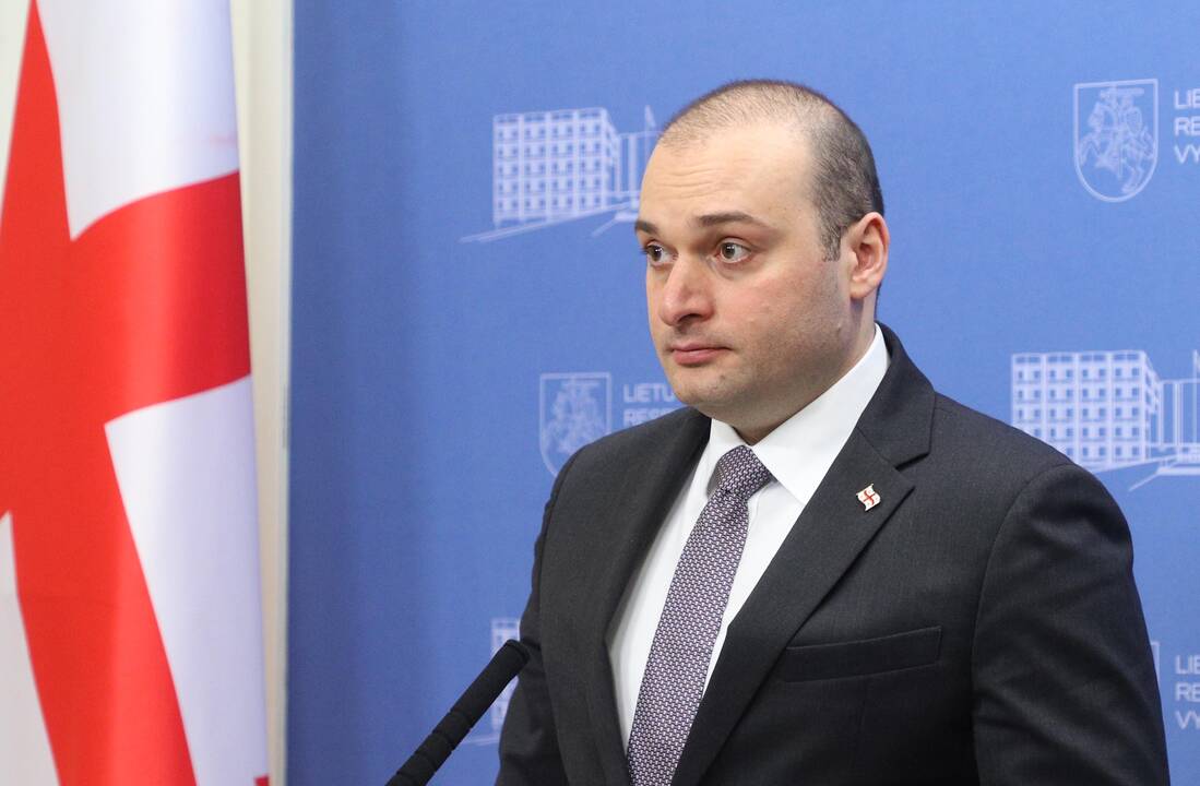 Lietuvos vadovai susitiko su Sakartvelo premjeru