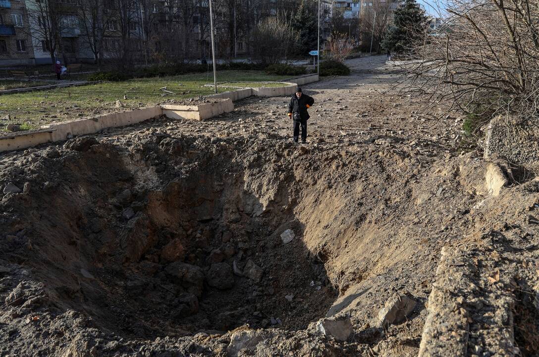 Chersone per Rusijos pajėgų bombardavimą žuvo keturi žmonės
