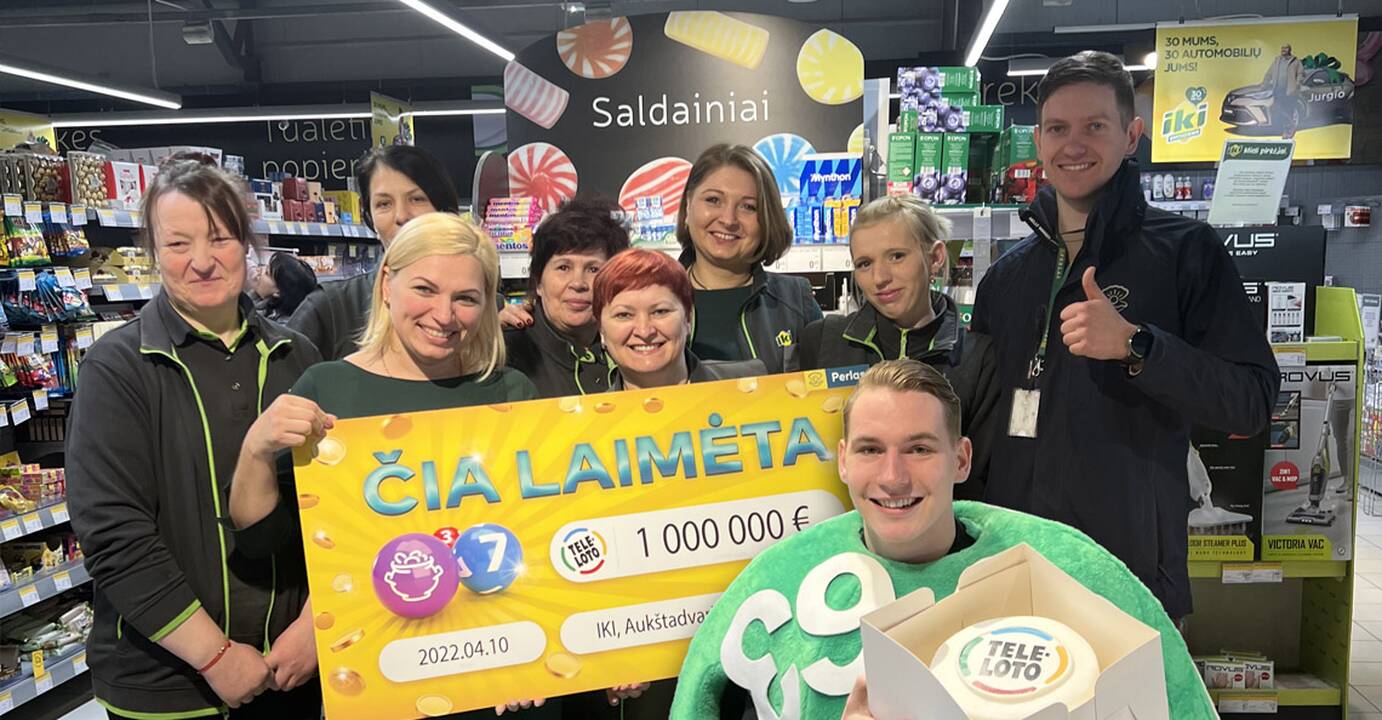 Nuo šiol laimės net tik įsigiję laimingą loterijos bilietą, bet ir jį pardavę