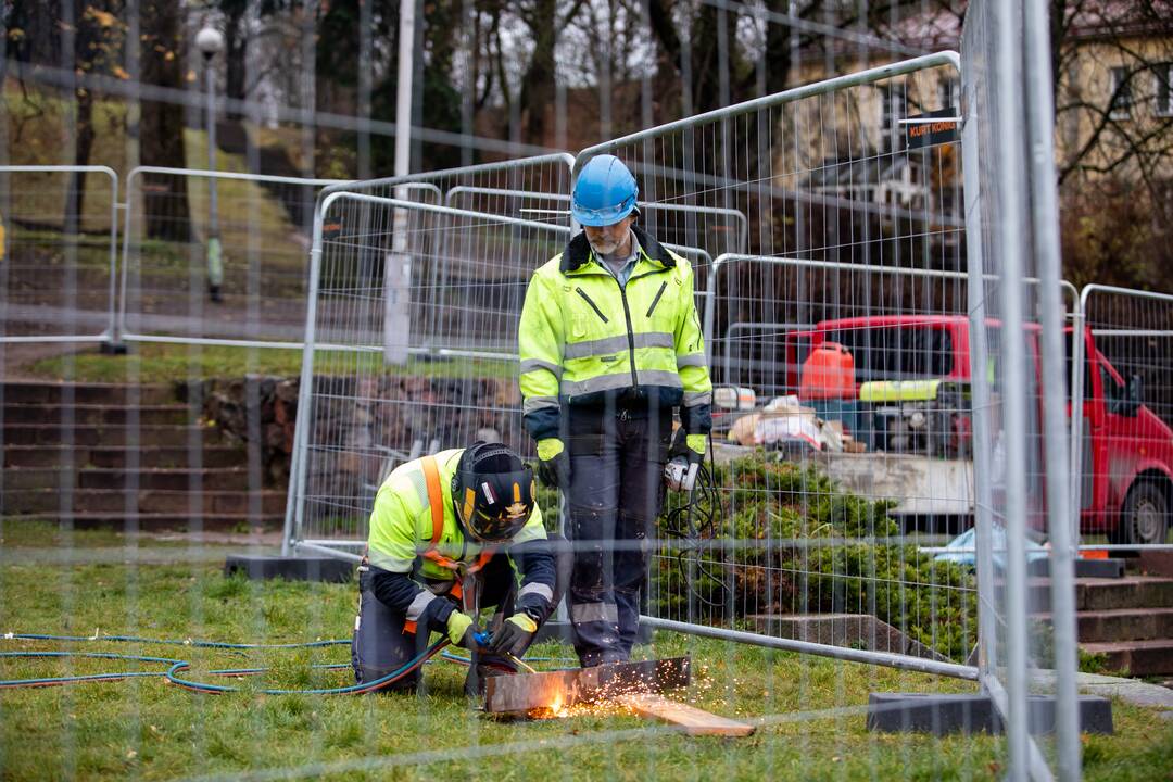 Vilniuje nukeltas P. Cvirkos paminklas