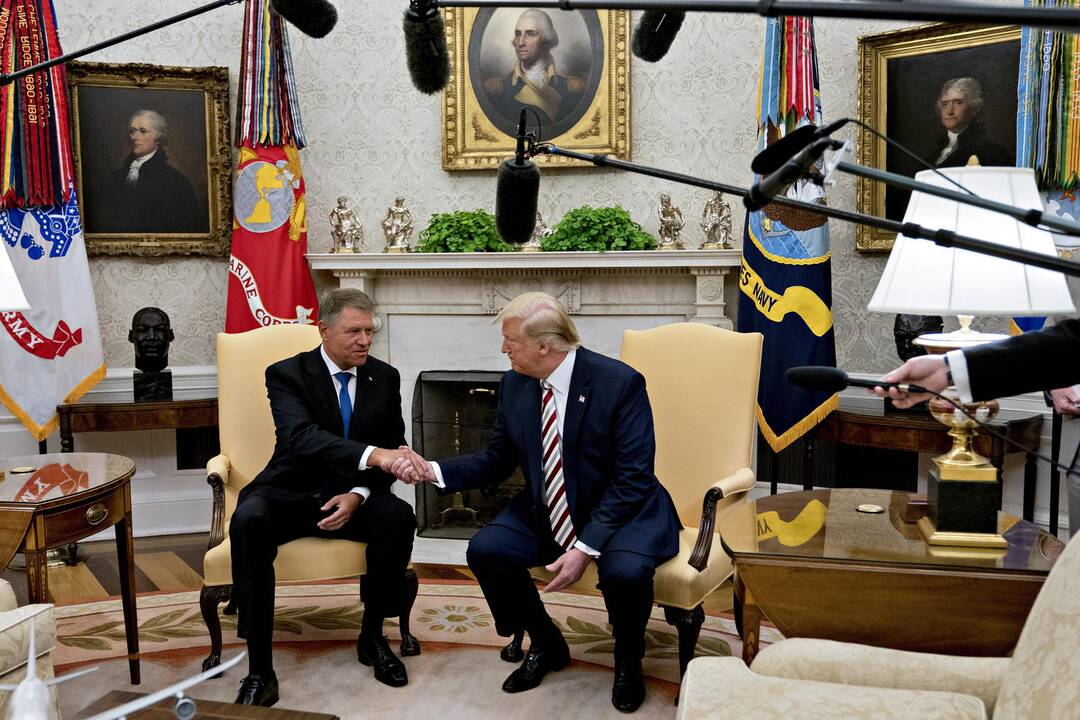 Donaldas Trumpas ir Klausas Iohannis