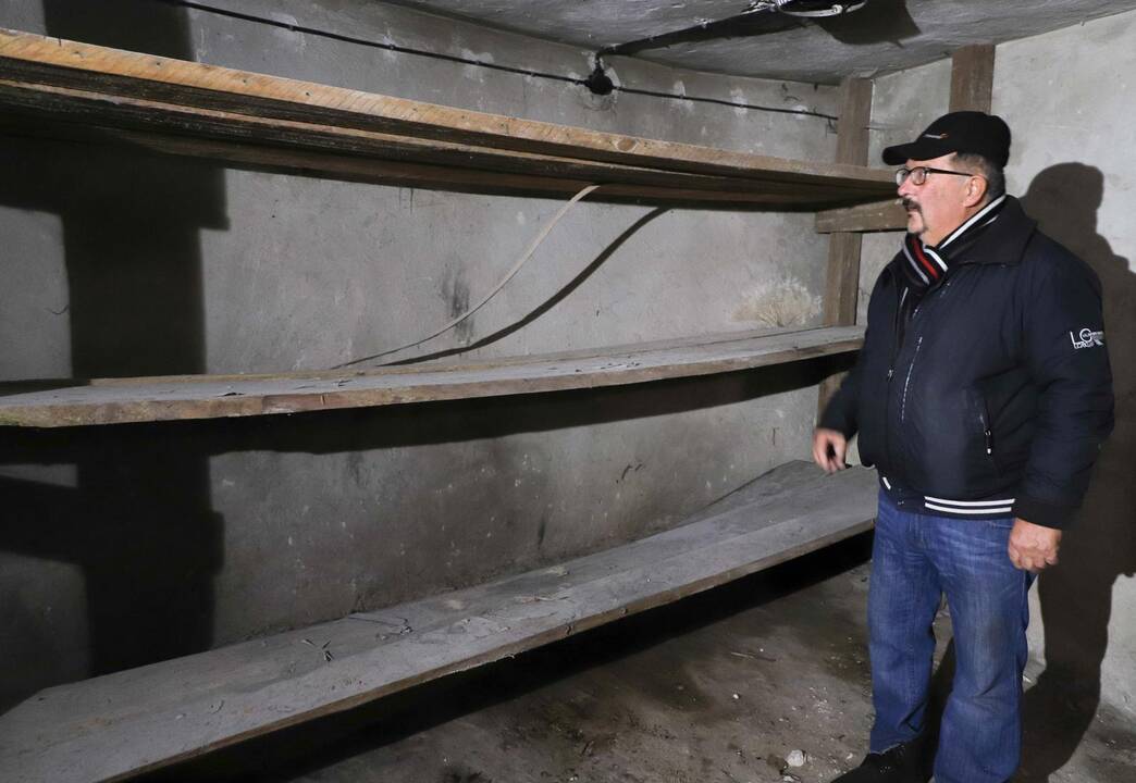 Slėptuvė po nugriautais Profsąjungų rūmais