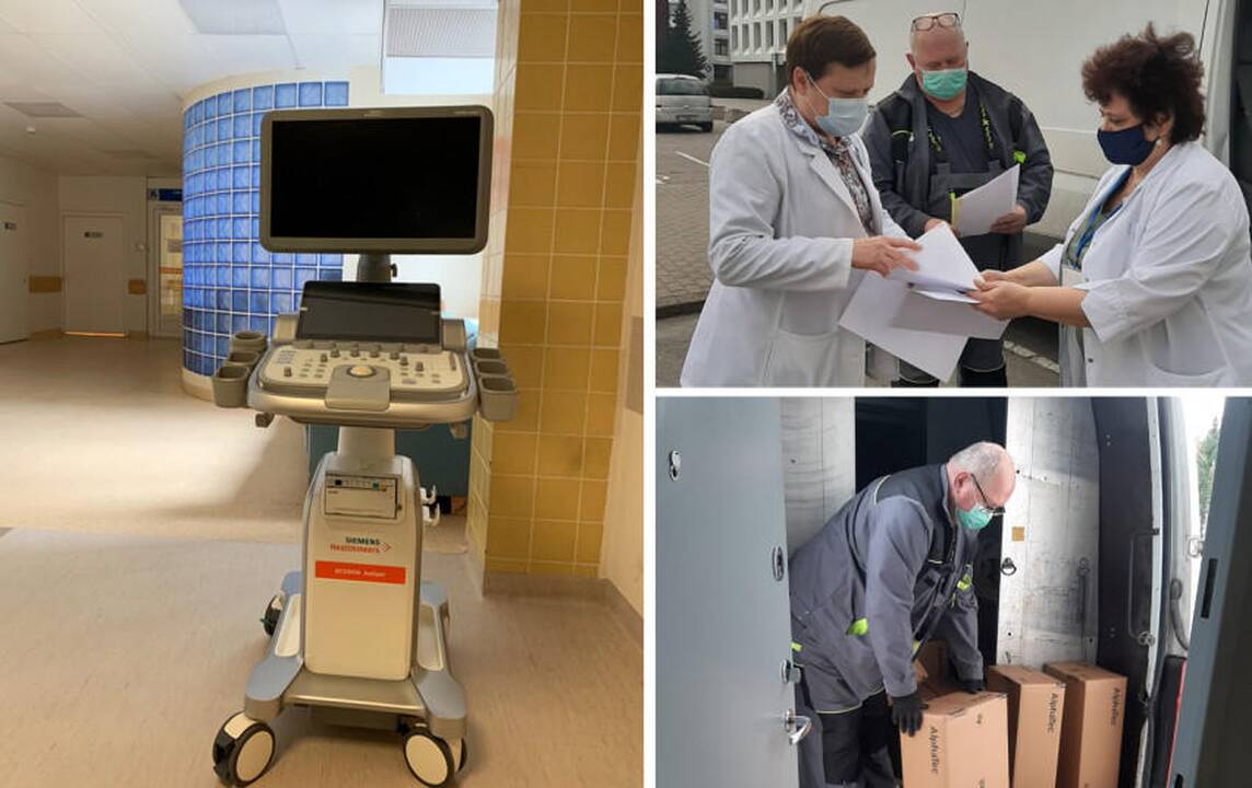 COVID-19 fondas: pristatyta įranga ir nauji pirkiniai