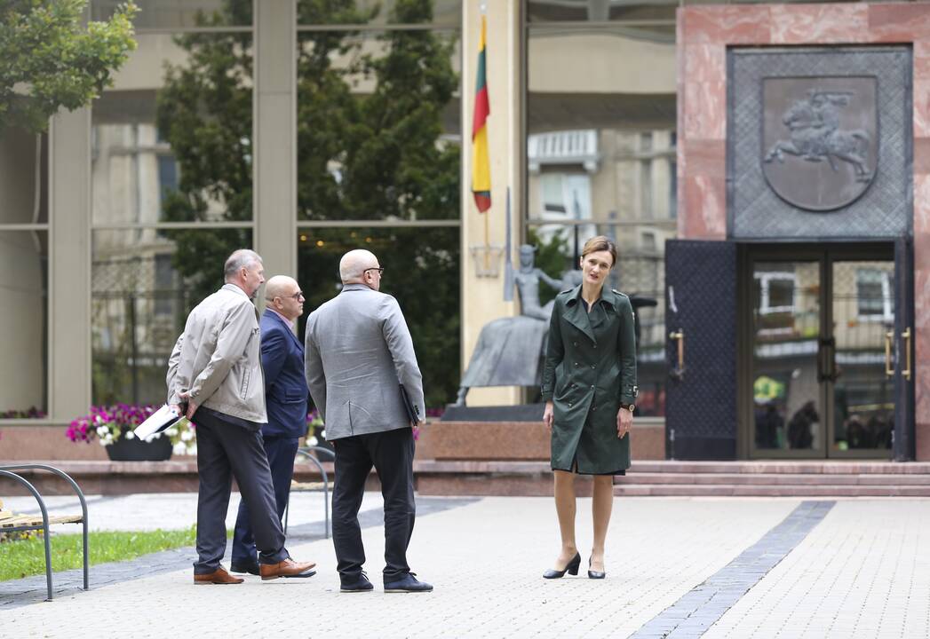 Seimo pirmininkė susitiko su Šeimų sąjūdžio aktyvistais