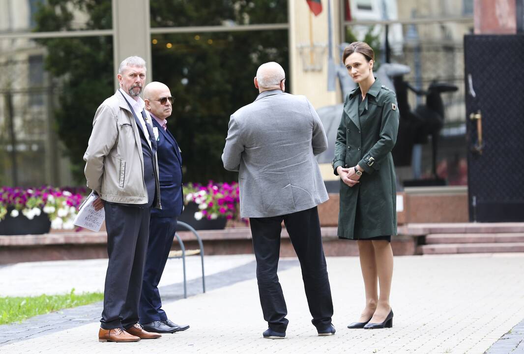 Seimo pirmininkė susitiko su Šeimų sąjūdžio aktyvistais