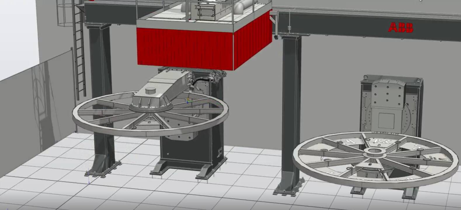 Robotizuoto lakštinio ir profilinio plieno jūrinių įrenginių konstrukcijų gamybos koncepcija VLG grupės įmonėje „Marine Technology“ Klaipėdoje.
