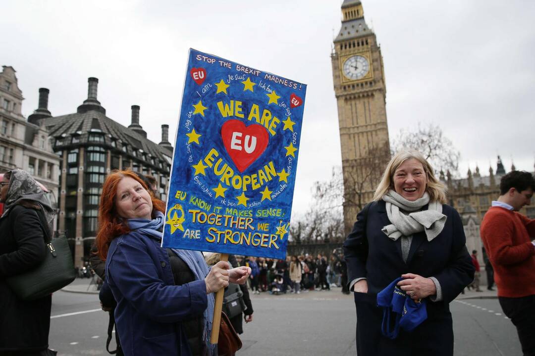 Britanijos ir ES laukia ilgi derybų dėl prekybos metai