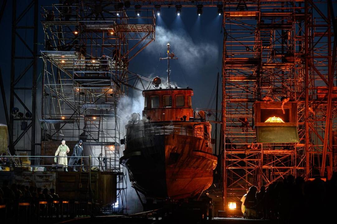 R. Wagnerio opera „Skrajojantis olandas“ Klaipėdos senajame elinge.
