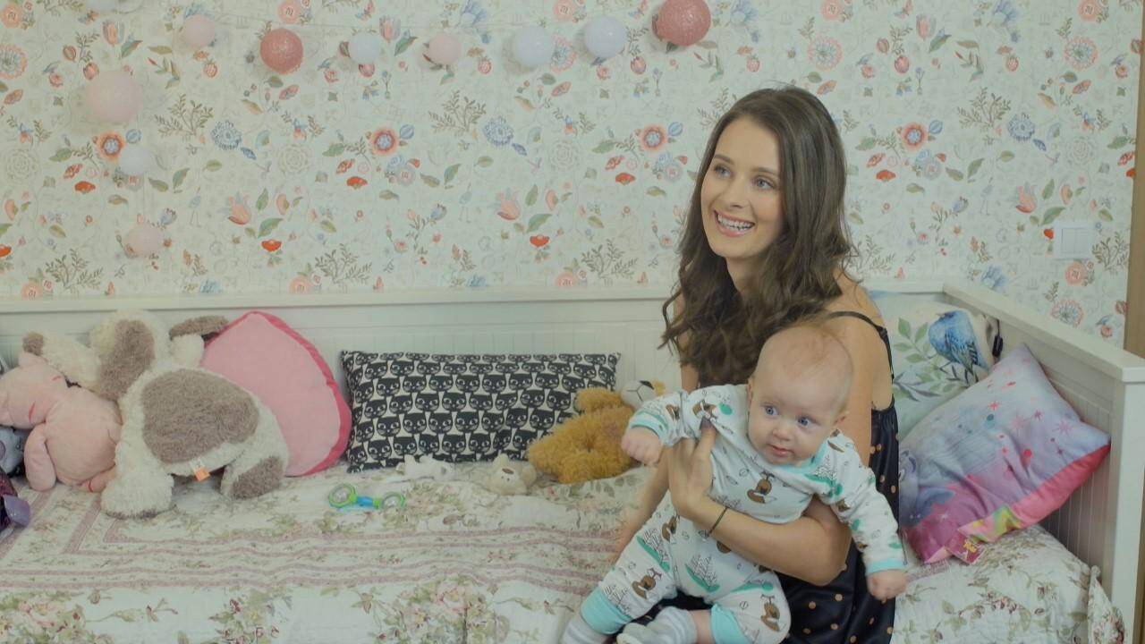 Skaistė Vievesė su sūnumi