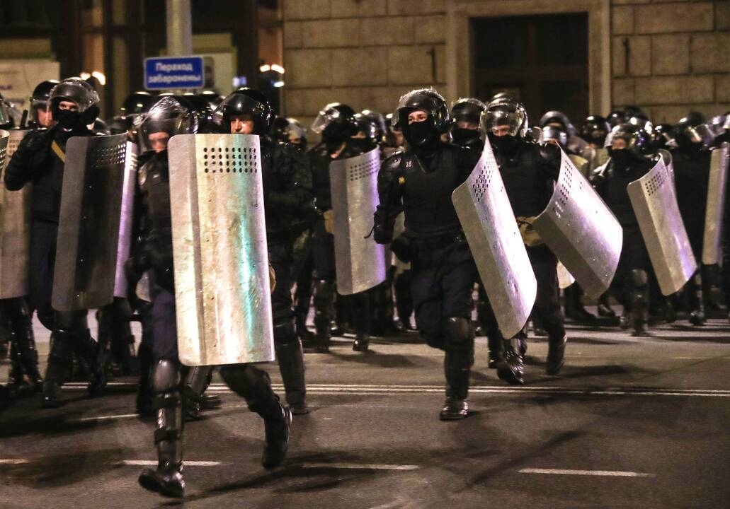 Protestai po rinkimų Baltarusijoje