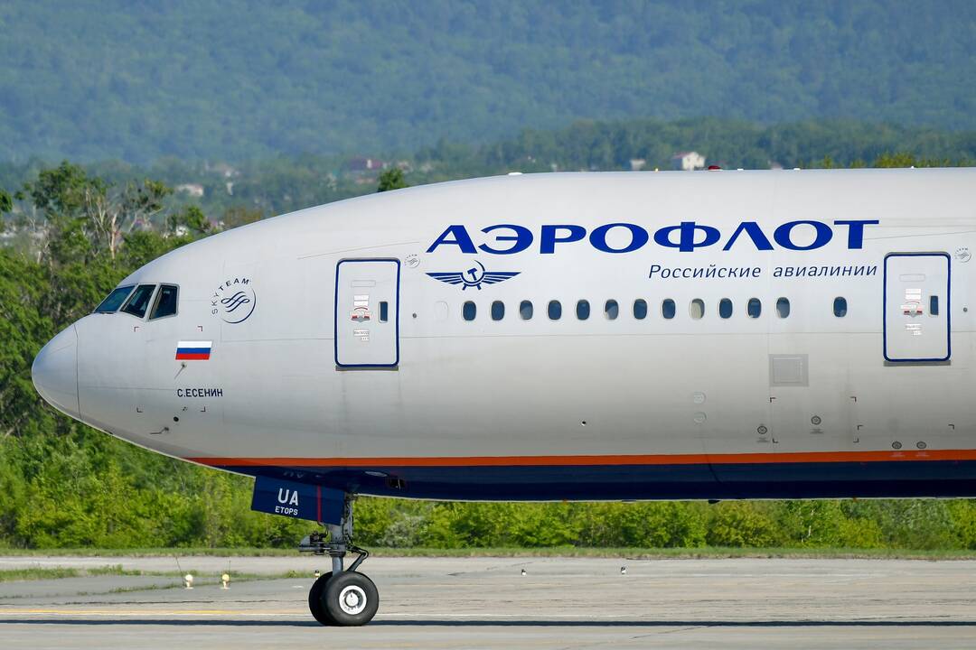 „Aeroflot“ atšaukia penktadienio skrydį į Vilnių