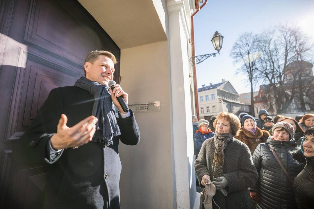 Atvirų kiemelių iniciatyvos atidarymas Vilniuje