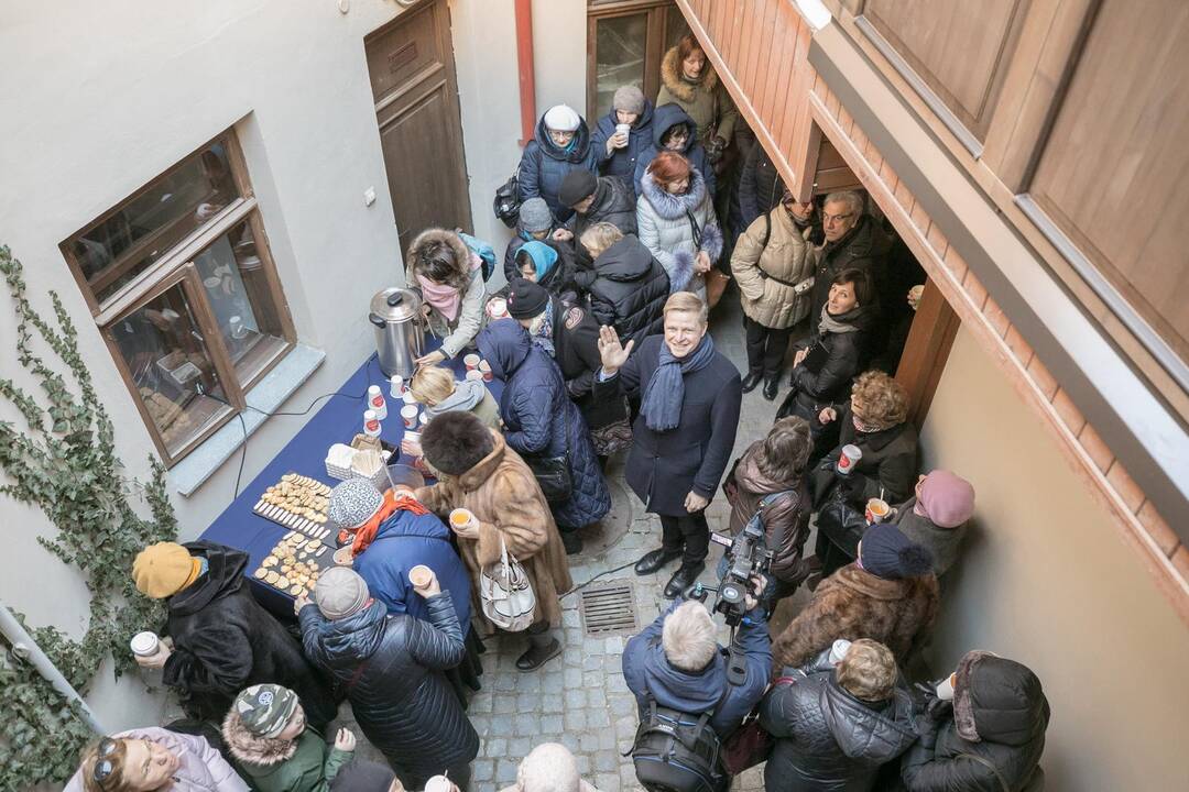 Atvirų kiemelių iniciatyvos atidarymas Vilniuje