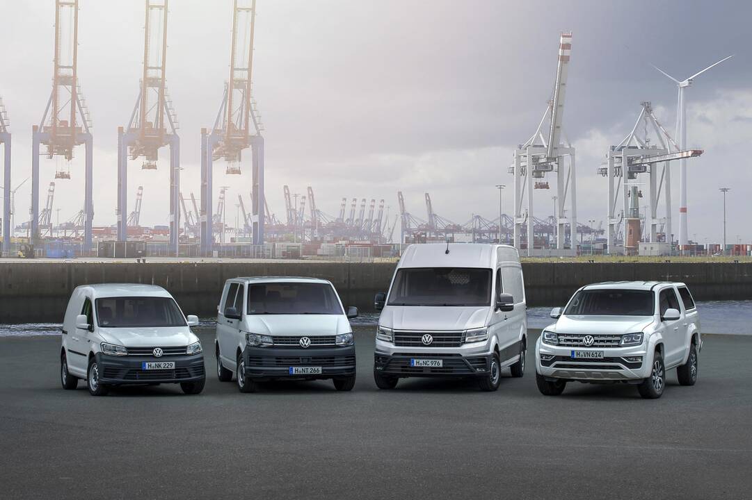 Pernai „Volkswagen“ pardavė 11 proc. daugiau komercinių automobilių