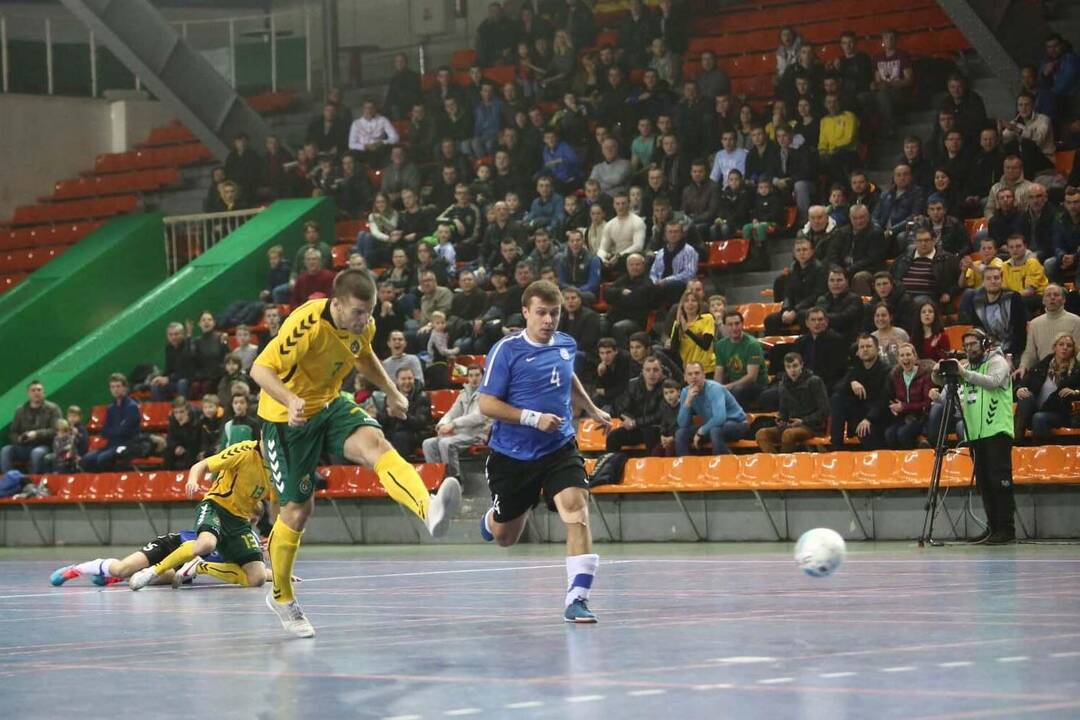 Salės futbolas: Lietuva - Estija