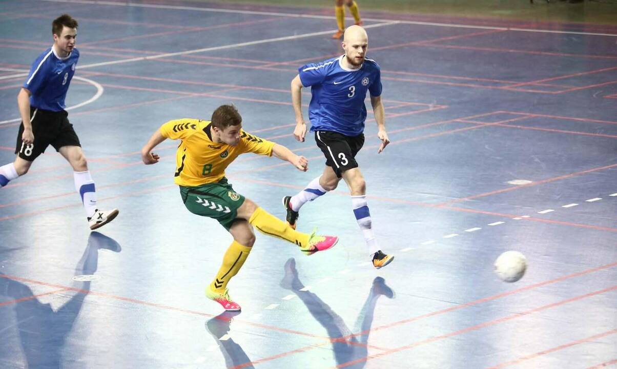 Salės futbolas: Lietuva - Estija