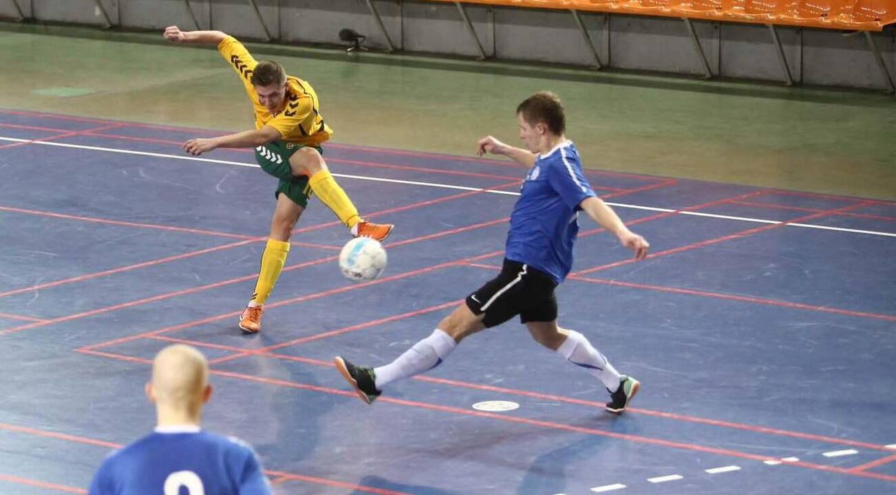 Salės futbolas: Lietuva - Estija
